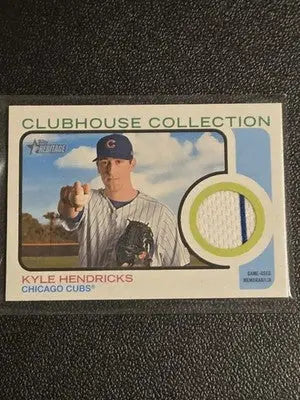 2022 Topps Heritage Kyle Hendricks Clubhouse Collection Relics High Number - Baseball Card Single