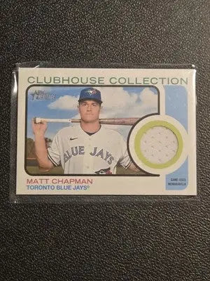 2022 Topps Heritage Matt Chapman Clubhouse Collection Relics High Number - Baseball Card Single