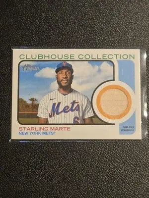 2022 Topps Heritage Starling Marte Clubhouse Collection Relics High Number - Baseball Card Single