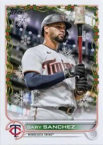 2022 Topps Holiday #HW119 Gary Sanchez NM-MT Twins ID:48136 - Baseball Card Single