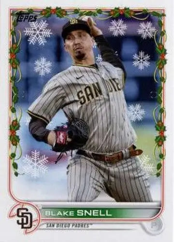 2022 Topps Holiday #HW155 Blake Snell NM-MT Padres ID:48146 - Baseball Card Single