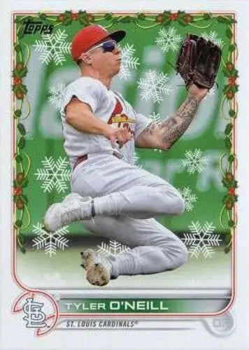 2022 Topps Holiday #HW16 Tyler O’Neill NM-MT Cardinals ID:48127 - Baseball Card Single