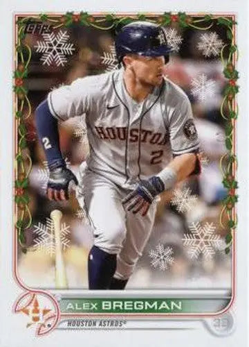 2022 Topps Holiday #HW193 Alex Bregman NM-MT Astros ID:48119 - Baseball Card Single