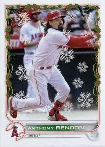 2022 Topps Holiday #HW196 Anthony Rendon NM-MT Angels ID:48110 - Baseball Card Single