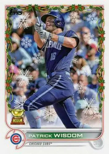 2022 Topps Holiday #HW197 Patrick Wisdom NM-MT Cubs ID:48124 - Baseball Card Single