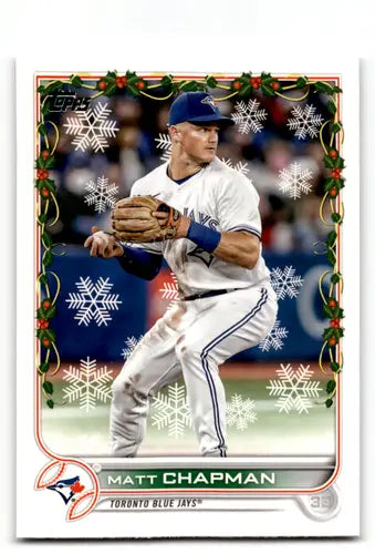 2022 Topps Holiday HW198 Matt Chapman Blue Jays baseball card ID 47424