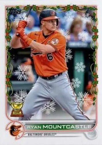2022 Topps Holiday #HW45 Ryan Mountcastle NM-MT Orioles ID:48109 - Baseball Card Single