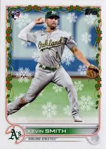 2022 Topps Holiday #HW68 Kevin Smith NM-MT RC Rookie Athletics ID:48149 - Baseball Card Single