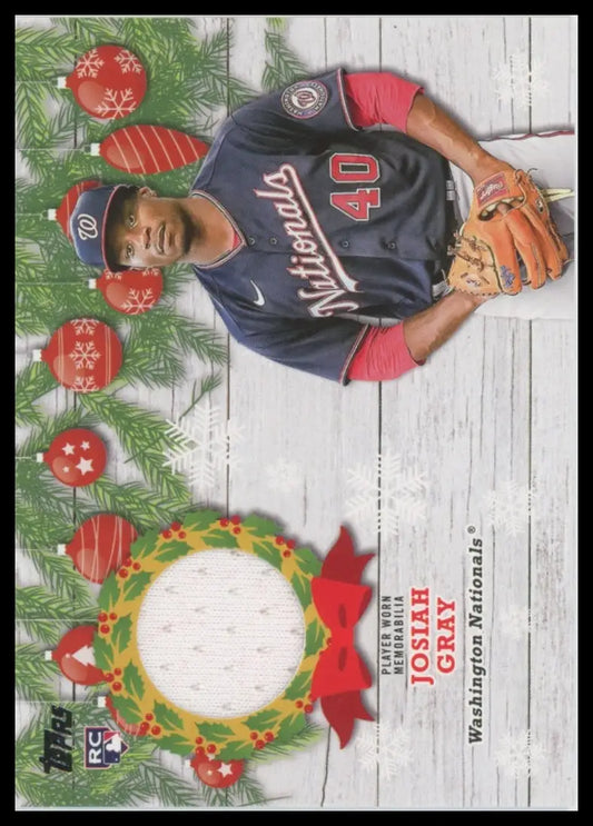 2022 Topps Holiday - Relics Complete Your Set You Pick Choose Baseball Near Mint - WRC-JG Josiah Gray