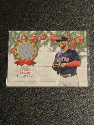 2022 Topps Holiday #WRC-RD Rafael Devers Relics - Baseball Card Single