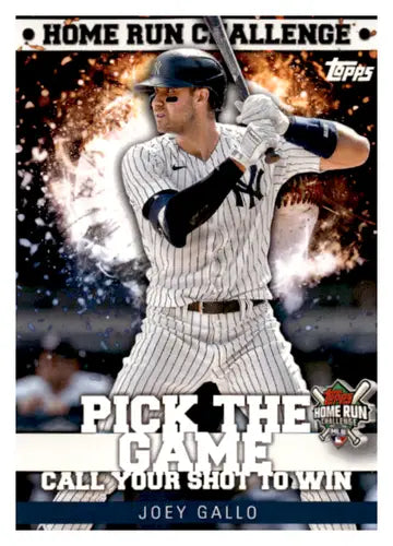 Joey Gallo baseball card from 2022 Topps Home Run Challenge series