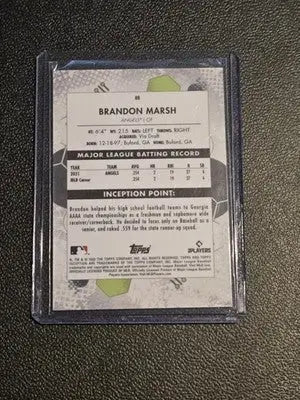 2022 Topps Inception #88 Brandon Marsh - Baseball Card Single