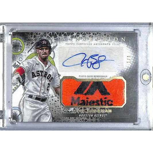2022 Topps Inception #IAP-ABN Alex Bregman NM-MT MEM Auto 1/1 Houston Astros