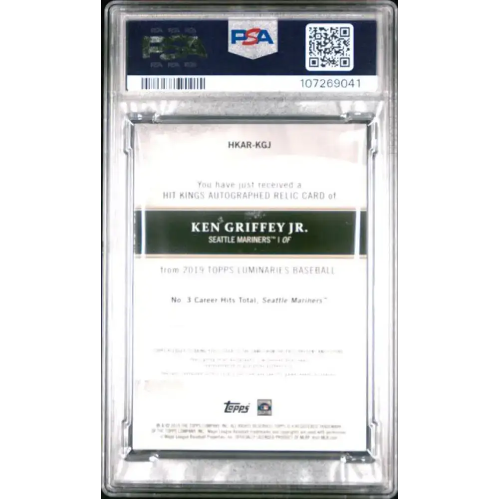 2022 Topps Luminaries #HRKARCJ Chipper Jones PSA 8 NM-MT MEM Auto 11/15 Atlanta Braves Baseball Card - Baseball Card