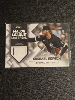 2022 Topps #MLM-MK Michael Kopech Major League Material Relics (Series Two) - Baseball Card Single