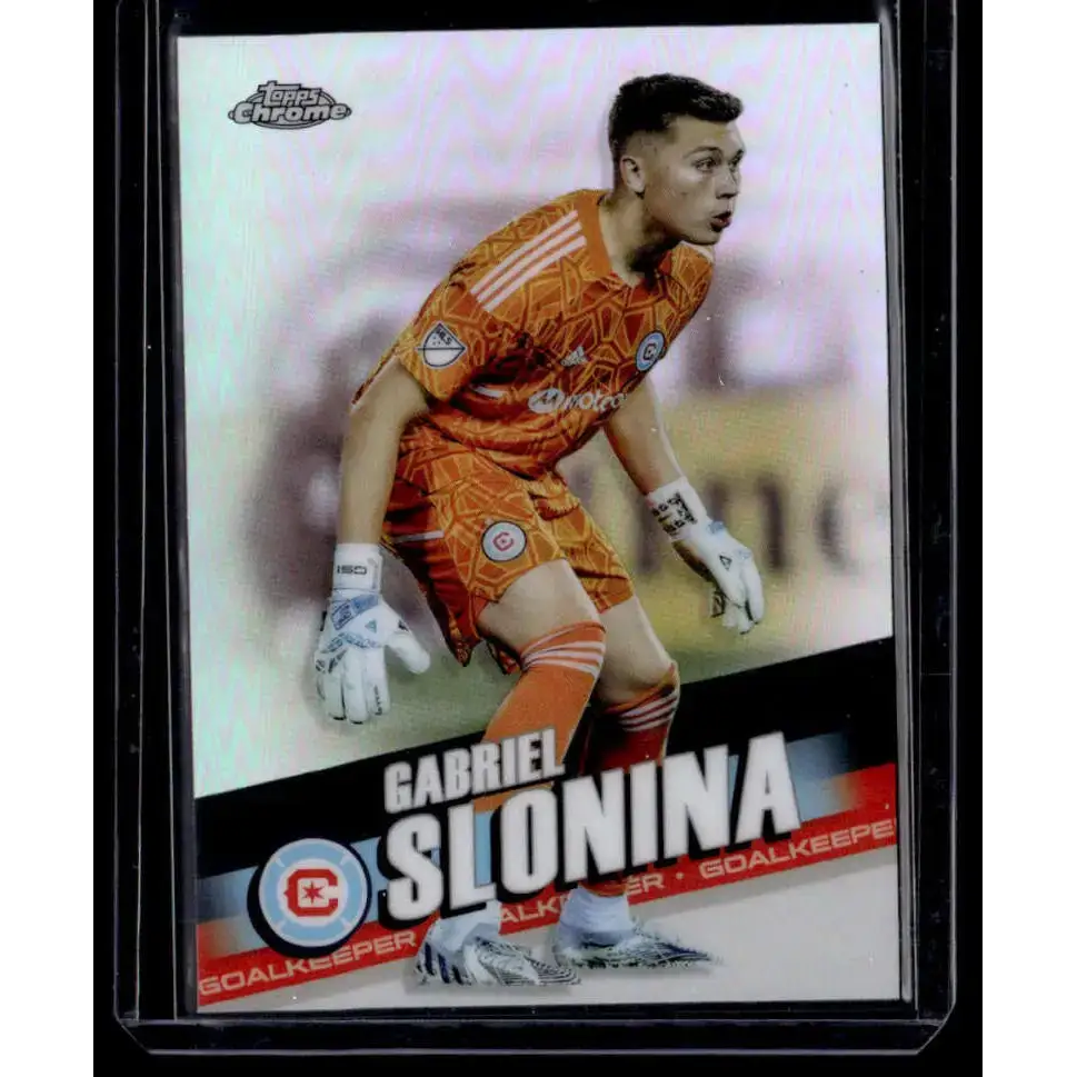 2022 Topps MLS Chrome #132 Gabriel Slonina NM-MT Chicago Fire Soccer Card - Soccer Card Single