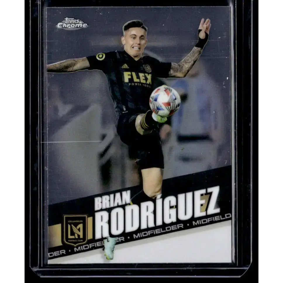 2022 Topps MLS Chrome #156 Brian Rodriguez NM-MT LAFC Soccer Card - Soccer Card Single