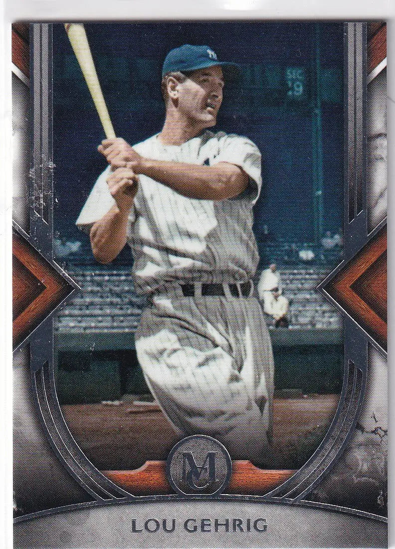 2022 TOPPS MUSEUM #84 LOU GEHRIG- NEW YORK YANKEES - Baseball Card Single