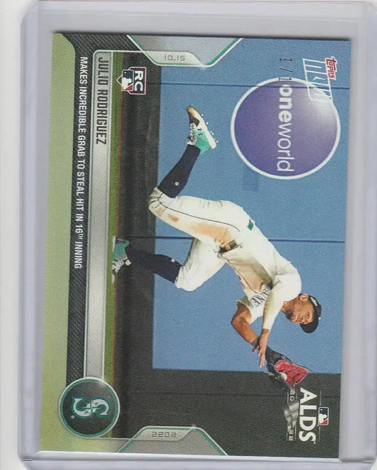 2022 Topps Now Rainbow Foil #1083 JULIO RODRIGUEZ SEATTLE MARINERS 1/1 - Baseball Card Single