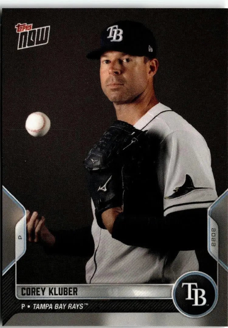 2022 Topps Now Road to Opening Day Tampa Bay Rays #OD-57 Corey Kluber - Baseball Card Single