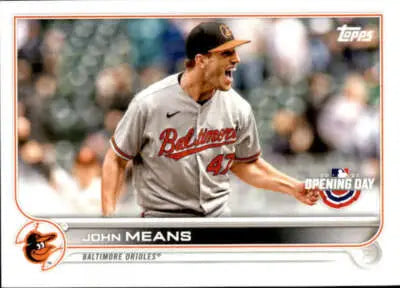 2022 Topps Opening Day #112 John Means NM-MT Orioles ID:40386 - Baseball Card Single