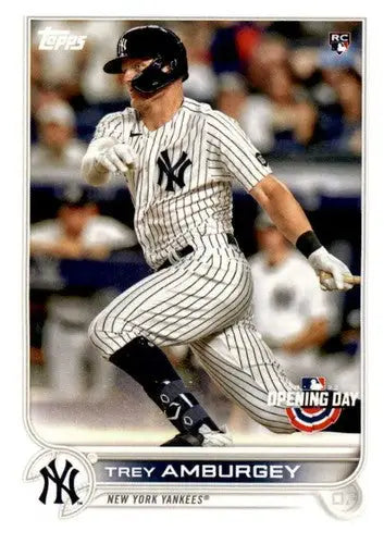 2022 Topps Opening Day #140 Trey Amburgey NM-MT RC Rookie Yankees ID:40412 - Baseball Card Single