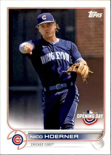 2022 Topps Opening Day #147 Nico Hoerner NM-MT Cubs ID:40419 - Baseball Card Single