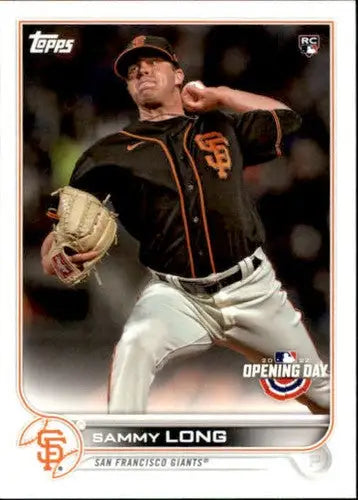 2022 Topps Opening Day #156 Sammy Long NM-MT RC Rookie Giants ID:40428 - Baseball Card Single