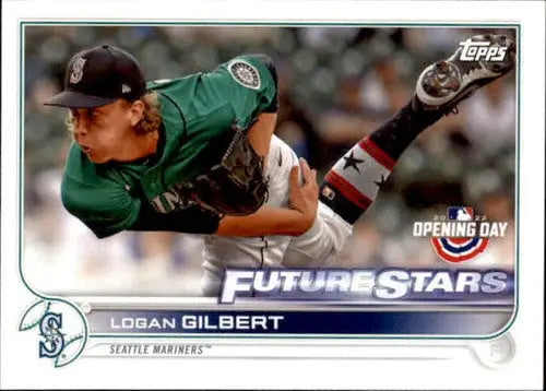 2022 Topps Opening Day #17 Logan Gilbert NM-MT Mariners - Baseball Card Single