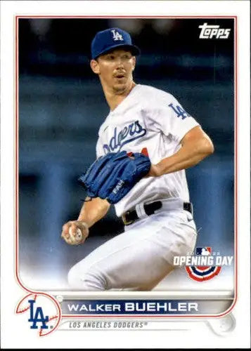 2022 Topps Opening Day #175 Walker Buehler NM-MT Dodgers ID:40447 - Baseball Card Single