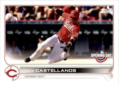 2022 Topps Opening Day #178 Nick Castellanos NM-MT Reds ID:40450 - Baseball Card Single