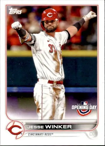 2022 Topps Opening Day #182 Jesse Winker NM-MT Reds ID:40454 - Baseball Card Single