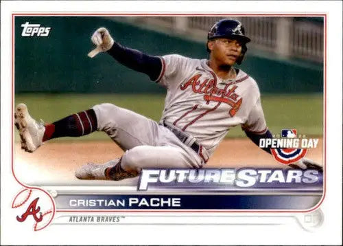 2022 Topps Opening Day #183 Cristian Pache NM-MT Braves ID:40455 - Baseball Card Single