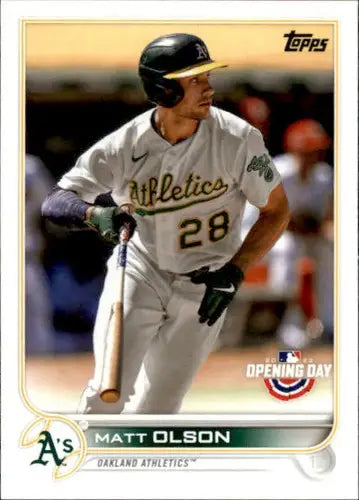 2022 Topps Opening Day #187 Matt Olson NM-MT Athletics ID:40459 - Baseball Card Single
