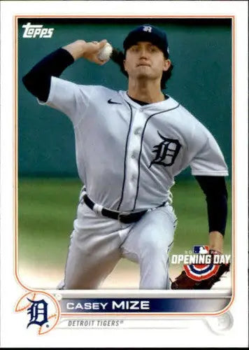 2022 Topps Opening Day #195 Casey Mize NM-MT Tigers ID:41907 - Baseball Card Single