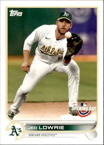 2022 Topps Opening Day #198 Jed Lowrie NM-MT Athletics ID:40470 - Baseball Card Single