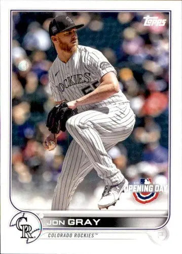 2022 Topps Opening Day #209 Jon Gray NM-MT Rockies ID:41912 - Baseball Card Single