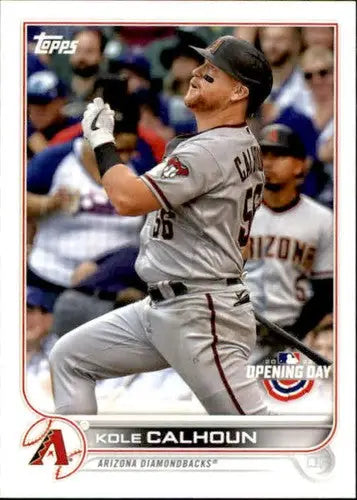 2022 Topps Opening Day #214 Kole Calhoun NM-MT Diamondbacks ID:40483 - Baseball Card Single