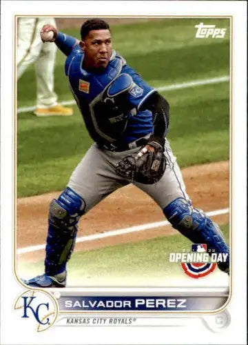 2022 Topps Opening Day #215 Salvador Perez NM-MT Royals ID:40484 - Baseball Card Single