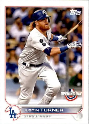 2022 Topps Opening Day #22 Justin Turner NM-MT Dodgers - Baseball Card Single