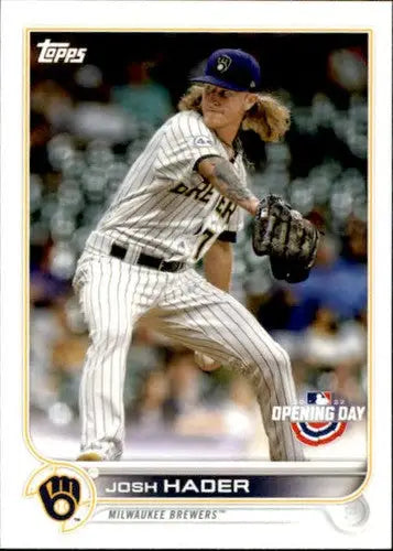 2022 Topps Opening Day #29 Josh Hader NM-MT Brewers - Baseball Card Single