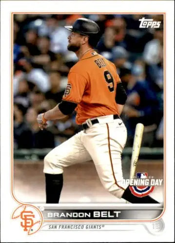 2022 Topps Opening Day #32 Brandon Belt NM-MT Giants - Baseball Card Single