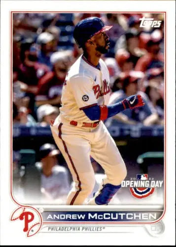 2022 Topps Opening Day #36 Andrew McCutchen NM-MT Phillies - Baseball Card Single