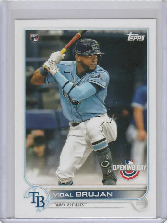 2022 Topps Opening Day #39 Vidal Brujan Tampa Bay Rays - Baseball Card Single