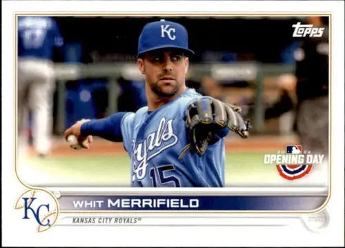 2022 Topps Opening Day #81 Whit Merrifield NM-MT Royals - Baseball Card Single