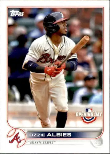 2022 Topps Opening Day #88 Ozzie Albies NM-MT Braves - Baseball Card Single