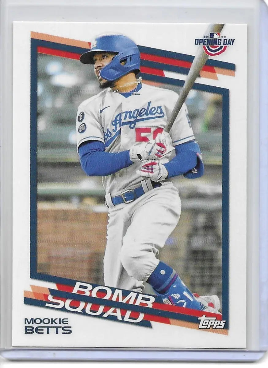 2022 Topps Opening Day Bomb Squad #BS-18 Mookie Betts - Dodgers (791) - Baseball Card Single
