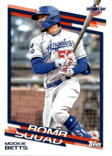 2022 Topps Opening Day Bomb Squad #BS-18 Mookie Betts NM-MT Dodgers - Baseball Card Single