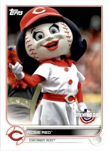 2022 Topps Opening Day Mascot #M-4 Rosie Red NM-MT Reds ID:79535 - Baseball Card Single