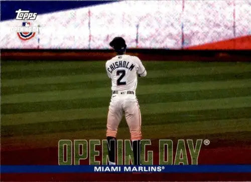 2022 Topps Opening Day Opening Day #OD-10 Miami Marlins NM-MT - Baseball Card Single